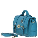 Stylish Ashwood Leather Large Satchel Bag Turquise: Y-63