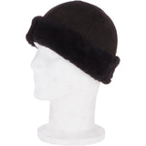 Ladies Luxury Sheepskin Hat Brown: 34