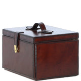 Ashwood Leather's Luxury Jewellery Box Medium Chestnut: LF-166