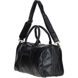Vintage Leather Duffel Bag Black: TL-001