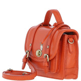 Stylish Ashwood Leather Small Satchel Bag Orange: Y-61