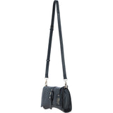 Ashwood Stylish Leather Crossbody Bag Black: 64179