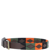 Ashwood Leather Multicolored Handmade Belt Orange: POF-25