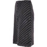 Women's Long 23.5 Inch Leather Skirt Black : Lycra Skirt