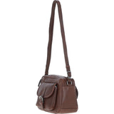 Ashwood Leather Elegant Women's Buckle Shoulder Bag Chestnut: S-32