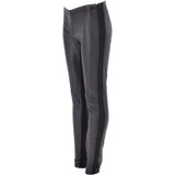 Skinny Fit Leather And Lycra Leggings Black: LEATHER LEGGINGS