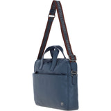 Brampton Leather Men's Laptop Bag Navy: 64547