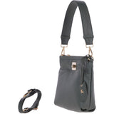 Small Two In One Leather Crossbody Bag & Shoulder Bag Bottle Green : 62539