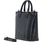 Ashwood Large Leather Shopper Bag Black: V-87