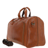 Ashwood Hi Veg Leather Flight-Cabin Weekend Holdall Tempo Tan :  8150