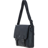 Brampton Leather Men's Emissary Messenger Bag Black: 64403