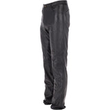 Mens 501 Leather Jeans Black: MENS 501 JEANS