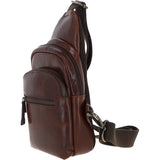Small Ashwood Hi Veg Leather Sling Bag Tempo Brown: 8147 SLING