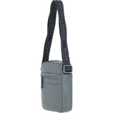 Brampton Leather Men's Crossbody Bag Grey: 64405