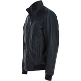 Ashwood Leather Bomber Jacket Black: AWM-784