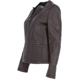 Leather Jacket Mid Brown: AWL-672