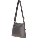 Ashwood Ladies Leather Shoulder Bag Taupe: AJ2