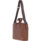 Brampton Leather Men's Messenger Bag Tan: 64273