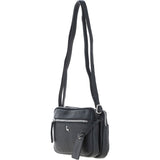 Ashwood Leather Crossbody X Shoulder Bag Black: Sterling