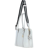 Ashwood 3 Section Large Leather Handbag White: X-39