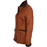 Women's Nubuck Leather Jacket Tan/nub: BARRY