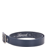 Mens Leather Belt Navy: AB-05