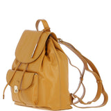 Ashwood Genuine Leather Compact Backpack Mustard: Y-57
