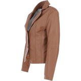 Ashwood Leather Women's Two Button Tan Blazer: 10157