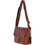 Vintage Leather Cross Body Shoulder Bag Honey – G22