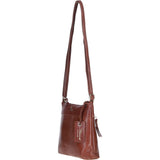Stylish Ashwood Leather Crossbody Bag Cognac: Ava