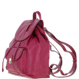 Ashwood Genuine Leather Compact Backpack Raspberry: Y-57