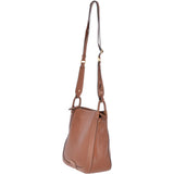 The Bridge Full Grain Italian Leather Shoulder Bag Havana Gold - 040715 1P 2C NH