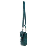 Ashwood Leather Crossbody Smart Phone Bag Teal: D-99