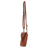 Ashwood Leather Crossbody Smart Phone Bag Tan: D-99