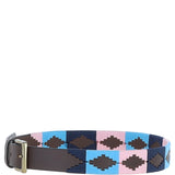 Ashwood Leather Multicolored Handmade Belt Pink: POF-21