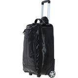 Veg Tanned Leather Luggage Cabin Trolley  Black/ari : 89150