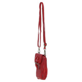 Ashwood Leather Crossbody Smart Phone Bag Red: D-99