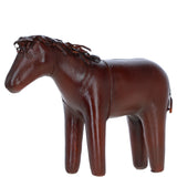 Elegant Leather Handcrafted Decorative Horse Chestnut: lf-178