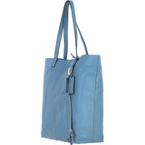 Ashwood Leather Shoulder Bag with Detachable Pouch Denim: 64454