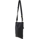 Ladies Michigan Pocket Crossbody Bag Black : M-68