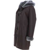 Ladies Sheepskin Duffle Brown: 5928