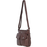 Adjustable Crossbody & Shoulder Bag Cognac: Cardiff