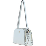 Real Leather Stylish Crossbody Bag White: 62340