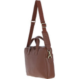 Gabicci Leather Messenger Bag Tan: GB-64962