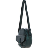 Ashwood Leather Round Crossbody Bag Green: P-66