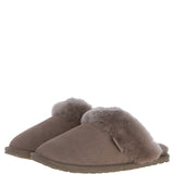Women's Classic Suede Sheepskin Slippers Mink: Pippa