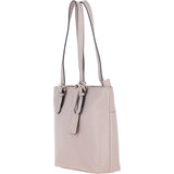 Elegant Shoulder Bag with Adjustable Straps Beige: 64562