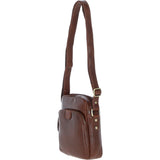 Mens Elegant Ashwood Leather Messenger Bag Chestnut Tan: T-79