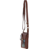 Ashwood Leather & Harris Tweed® Cloth elegance Crossbody Bag Tan/Mcload: TW-20-02-TM