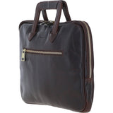 Ashwood Leather Mens Laptop Handle Bag Brown: PL-45
